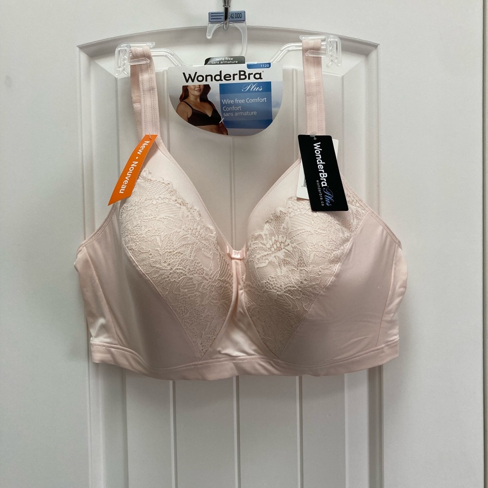 Wonder Bra Plus Size DDD42 Blush Pink - Wire Free Comfort